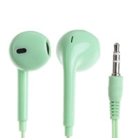 Наушники U19, проводные, вкладыши, 1 м, Jack 3.5 мм, зелёные Наушники U19, проводные, вкладыши, 1 м, Jack 3.5 мм, зелёные