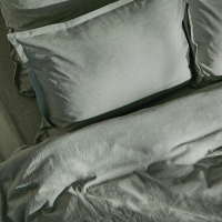 Пододеяльник SL Home "Деним" 180*220 см, цв.оливковый, 100% жатый хлопок