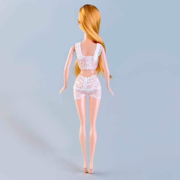 Одежда для кукол &laquo;Кружевное белье&raquo;, цвет белый