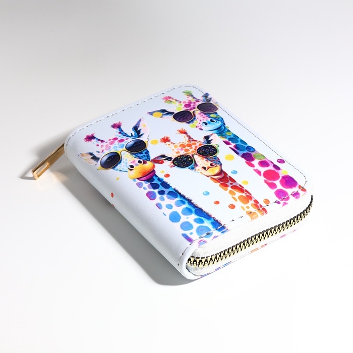 Кошелёк на молнии, цвет белый Кошелёк на молнии, цвет белый