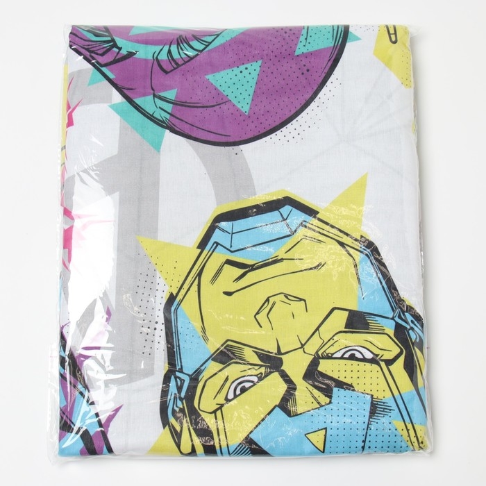 Пододельяник Пододельяник "Мстители" 143х215 см, поплин, хлопок 100%