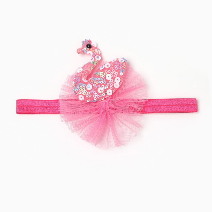 Набор для фотосессии Крошка Я Набор для фотосессии Крошка Я "Лебедь" юбка и повязка, розовый, 17 см