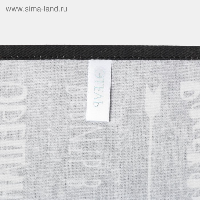 Полотенце "Этель" Правила дома 40х73 см, 100% хлопок, саржа 190 г/м2