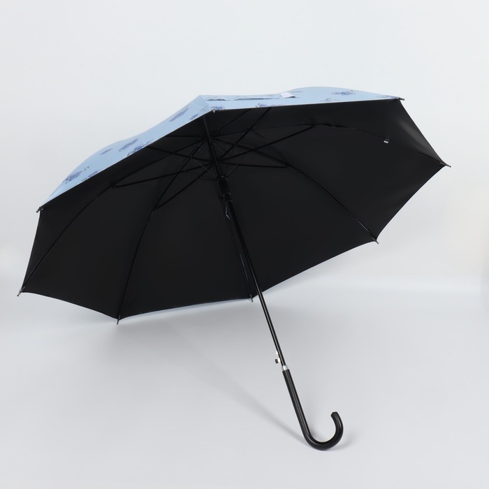 Зонт - трость полуавтоматический &laquo;Цветочки&raquo;, эпонж, 8 спиц, R = 51/60 см, D = 120 см, цвет МИКС