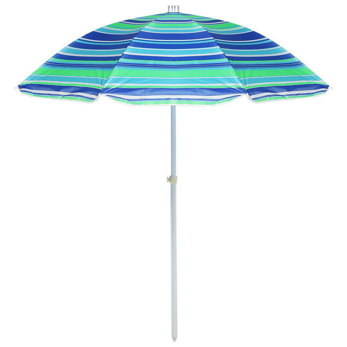 Зонт пляжный Maclay «Модерн», с серебристым покрытием, d=150 cм, h=170 см, цвет МИКС Зонт пляжный Maclay «Модерн», с серебристым покрытием, d=150 cм, h=170 см, цвет МИКС