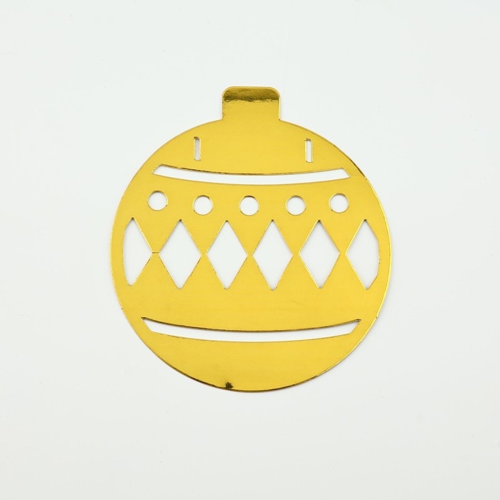 Гирлянда на ленте &laquo;Новогодняя&raquo;, на Новый год, золото