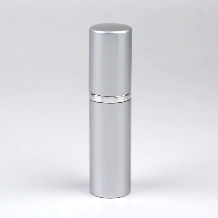 Флакон для парфюма, с распылителем, 10 мл, цвет серебристый