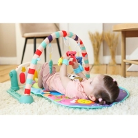 Развивающий музыкальный коврик «Пляж», 73x48 см. Развивающий музыкальный коврик «Пляж», 73x48 см.