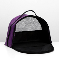 Сумка - переноска для животных, оксфорд, 42 х 22 х 29 см, фиолетовая Сумка - переноска для животных, оксфорд, 42 х 22 х 29 см, фиолетовая