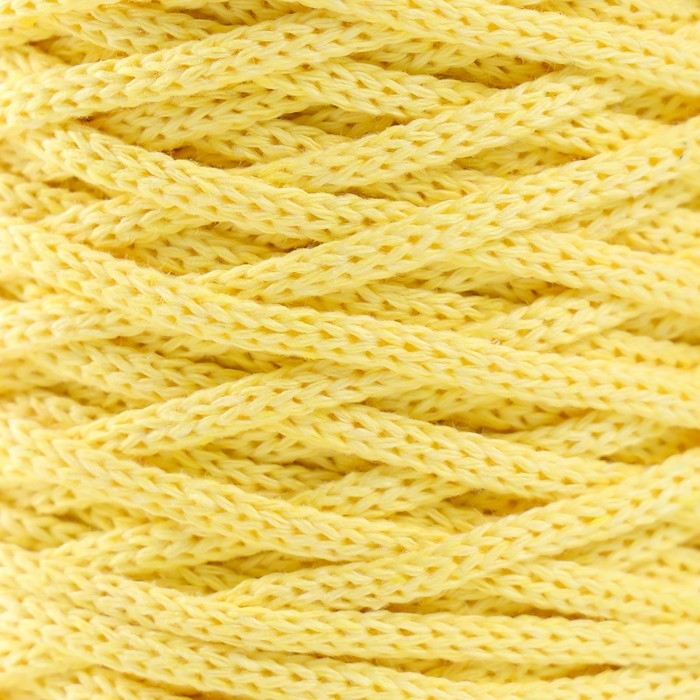 Шнур для вязания без сердечника 70% хлопок, 30% полиэстер ширина 3мм 100м/160&plusmn;10гр (123)