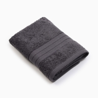 Полотенце махровое Love Life "Basic" 50*90 см, темно-серый, 100% хл, 450 гр/м2