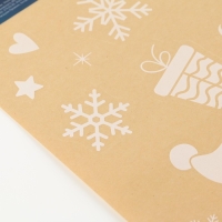 Наклейки новогодние для окон &laquo;Волшебное время&raquo;, многоразовые, 33 х 50 см, Новый год