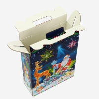 Новый год. Подарочная коробка новогодняя Подарок "Неон.Инсталяция" 16,8 х 7 х 25 см. Новый год. Подарочная коробка новогодняя Подарок "Неон.Инсталяция" 16,8 х 7 х 25 см.