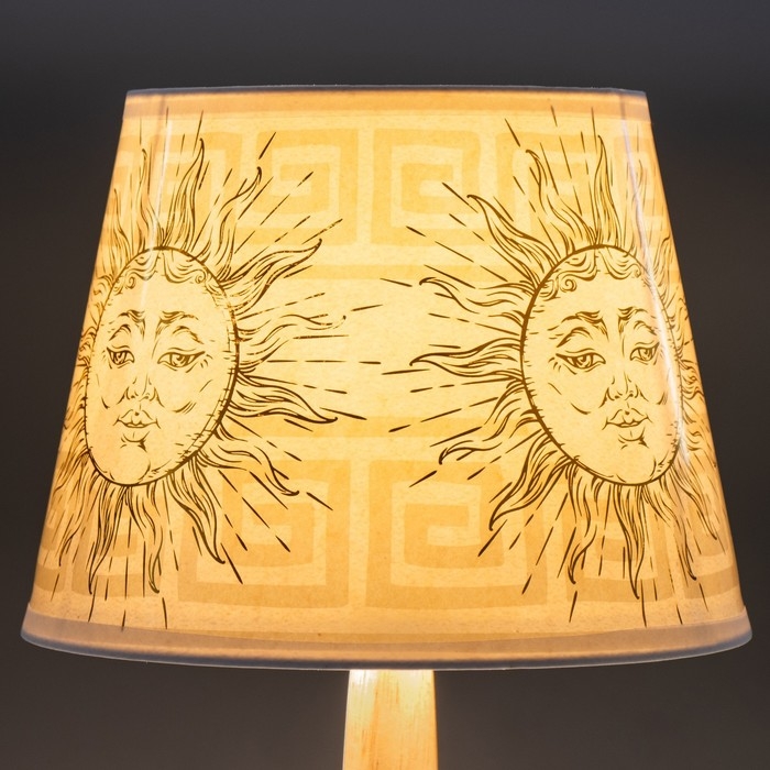 Абажур Абажур "Солнце" Е27 белый 20х20х15 см