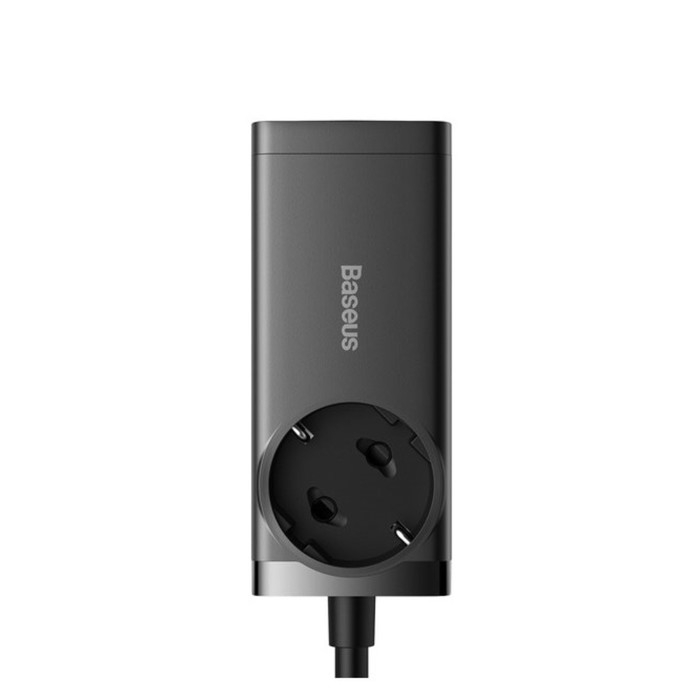 Зарядная станция Baseus PowerCombo, GAC+2U+2C 65W + Type-C-Type-C, PD, 65W, 1 м, чёрная Зарядная станция Baseus PowerCombo, GAC+2U+2C 65W + Type-C-Type-C, PD, 65W, 1 м, чёрная
