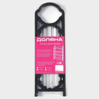 Обувница Доляна, 4 яруса, 42&times;19&times;58 см, цвет чёрный