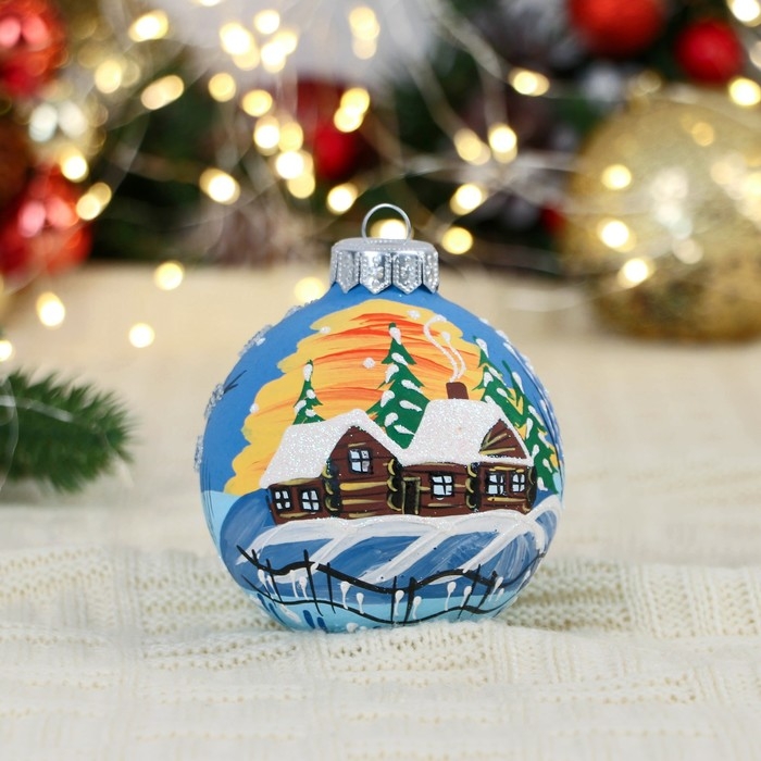 Шар Шар "Малиновый закат", 80 мм., в подарочной упаковке