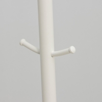 Вешалка напольная &laquo;Корона&raquo;, разборная, цвет белый