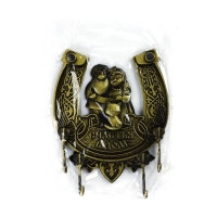 Ключница настенная «Счастья в дом», домовой, 10.4 х 12.1 см Ключница настенная «Счастья в дом», домовой, 10.4 х 12.1 см