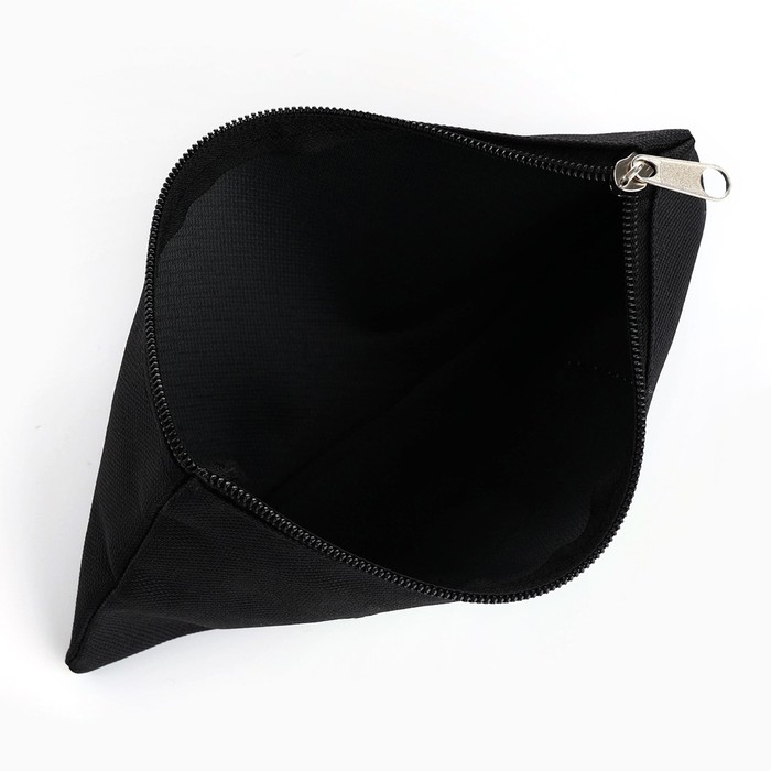 Пенал школьный мягкий 20х11 см, &laquo;1 сентября: Аниме глаза&raquo;, текстиль, черный