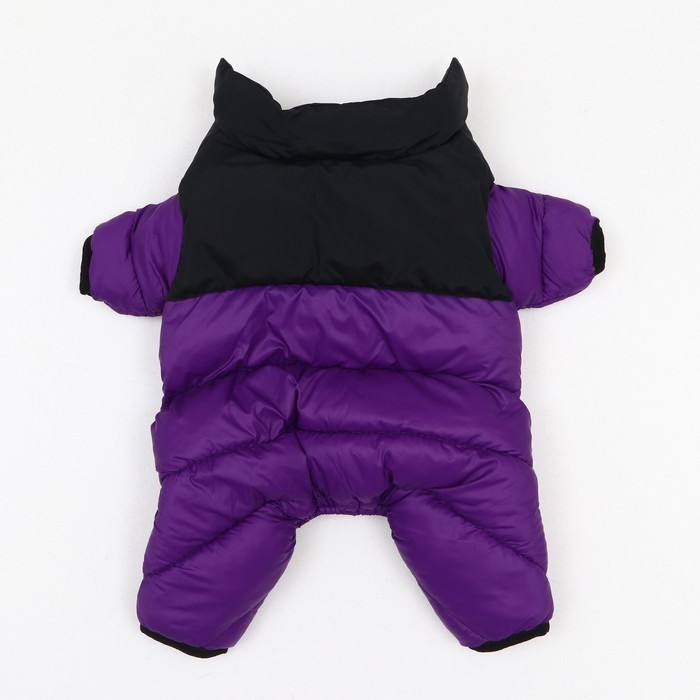 Комбинезон Комбинезон "Умка", размер 16 (ДС 36 см, ОГ 46 см, ОШ 35 см), чёрно-фиолетовый