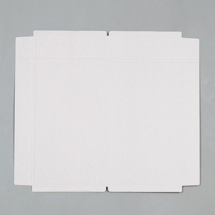 Коробка для торта с окном, кондитерская упаковка &laquo;Белая&raquo; 29 х 29 х 30 см