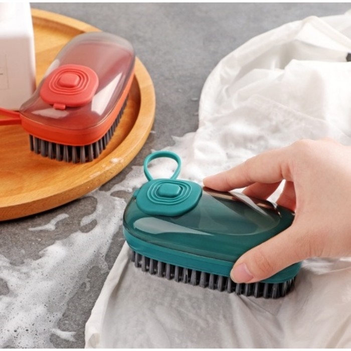 Щётка универсальная, с дозатором, 12&times;6&times;5 см