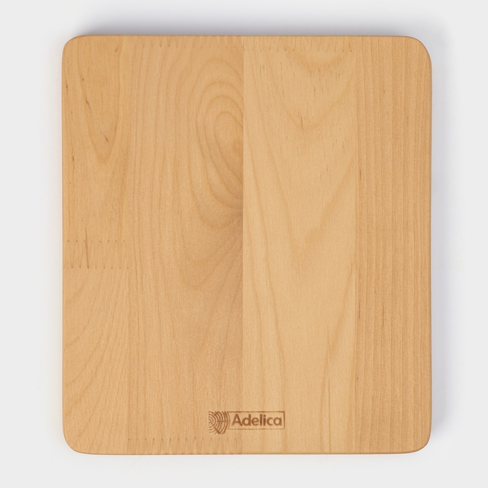 Блюдо для подачи Adelica, 20&times;18&times;1,8 см, пропитано маслом, берёза