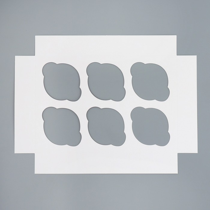 Коробка для капкейков, кондитерская упаковка с окном, 6 ячеек &laquo;Любимому преподавателю&raquo; 25 х 17 х 10 см