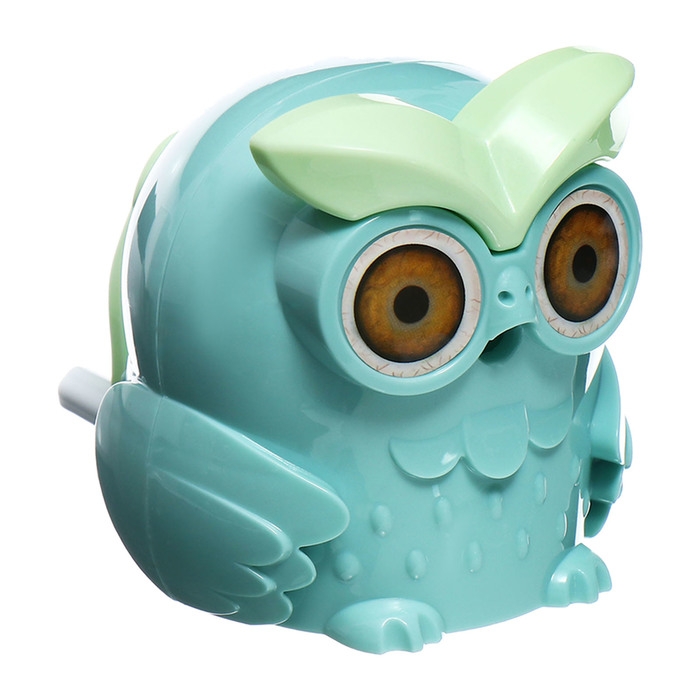 Точилка механическая с контейнером Сова Зеленая Точилка механическая с контейнером Сова Зеленая