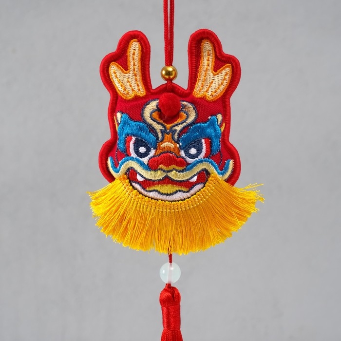 Подвеска-саше текстиль Подвеска-саше текстиль "Дракон" красная 2х7,5х24 см