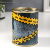 Носки в банке "НЗ на самый экстренный случай" (внутри носки мужские, цвет чёрный)