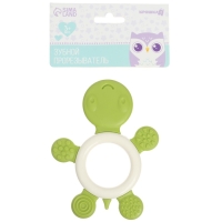 Прорезыватель силиконовый «Черепашка», цвет МИКС, Крошка Я Прорезыватель силиконовый «Черепашка», цвет МИКС, Крошка Я