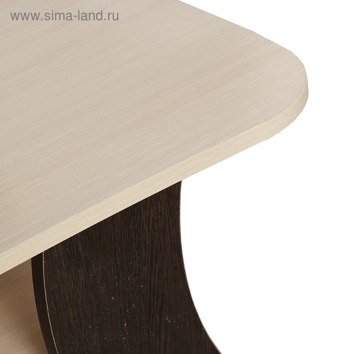 Стол журнальный 1, 750х490х550, Венге темный/Дуб млечный