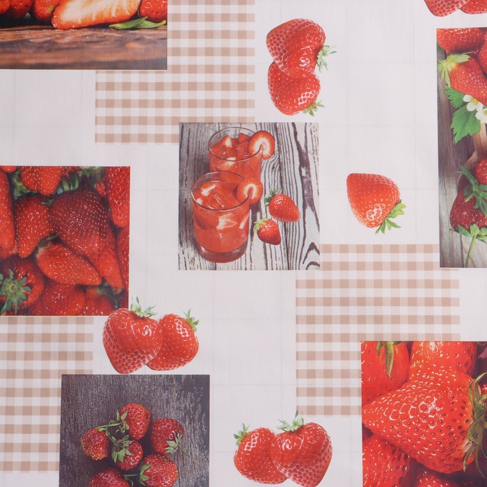 Клеёнка на стол Доляна &laquo;Виктория&raquo;, на нетканой основе, ширина 137 см, рулон 20 м