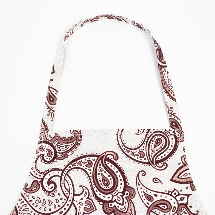 Кухонный набор Этель &laquo;Восточные узоры&raquo;, полотенце 40х73 см, прихватка 19х19 см, фартук 60х65 см