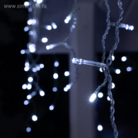 Гирлянда «Бахрома» 4 × 0.6 м, IP44, прозрачная нить, 180 LED, свечение белое, мерцание белым, 220 В Гирлянда «Бахрома» 4 × 0.6 м, IP44, прозрачная нить, 180 LED, свечение белое, мерцание белым, 220 В