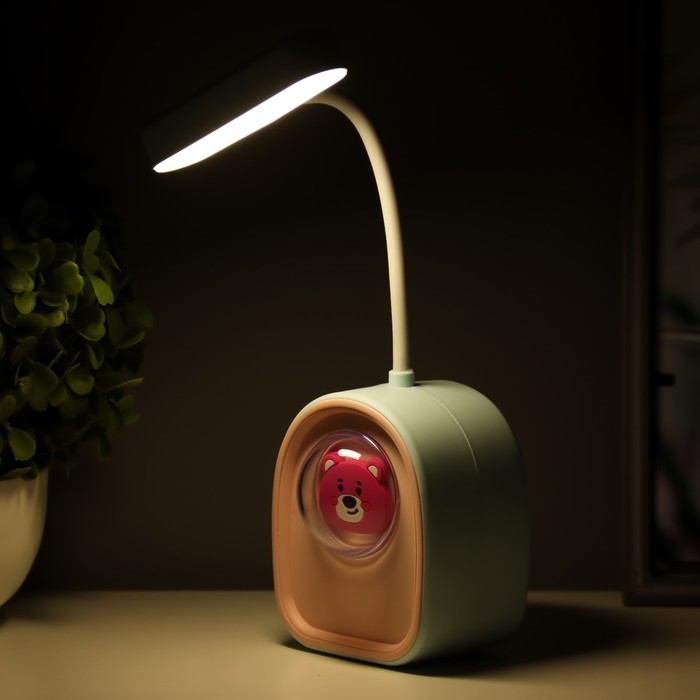 Ночник Ночник "Кидс" LED 3Вт USB АКБ бело-голубой 7,5х5,3х20,5 см