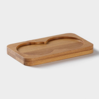 Набор фарфоровый для специй на бамбуковой подставке BellaTenero &laquo;Котики&raquo;, 3 предмета: солонка, перечница, подставка, цвет белый и чёрный