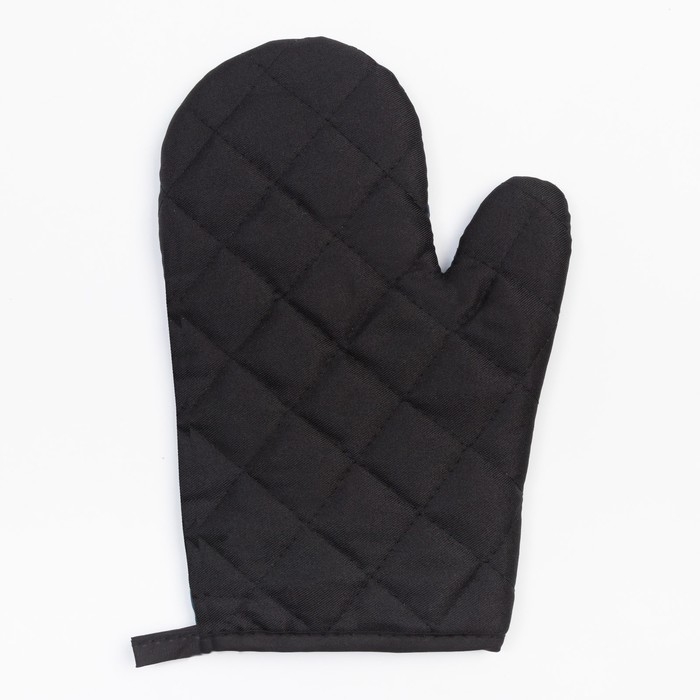 Кухонный набор 2 прихватки Доляна &laquo;Цветочки&raquo; , прихватка 17х17 см, варежка 24х18 см, 100% п/э