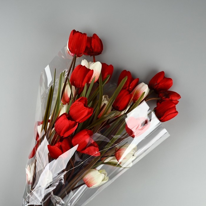 Плёнка упаковочная с гирляндой &laquo;Разноцветная&raquo;, 60 х 60 см