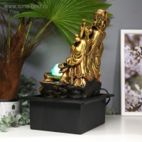 Фонтан настольный от сети "Три старца с детьми и золотом" 35х25х20 см