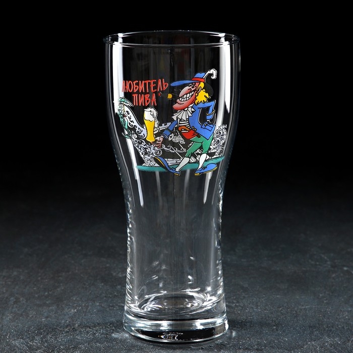 Бокал для пива &laquo;По пивку&raquo;, 500 мл, рисунок МИКС