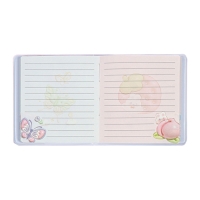 Записная книжка подарочная 96л,линия, цветной блок,обложка ПВХ 3D Аниме (9,5х10,5см)