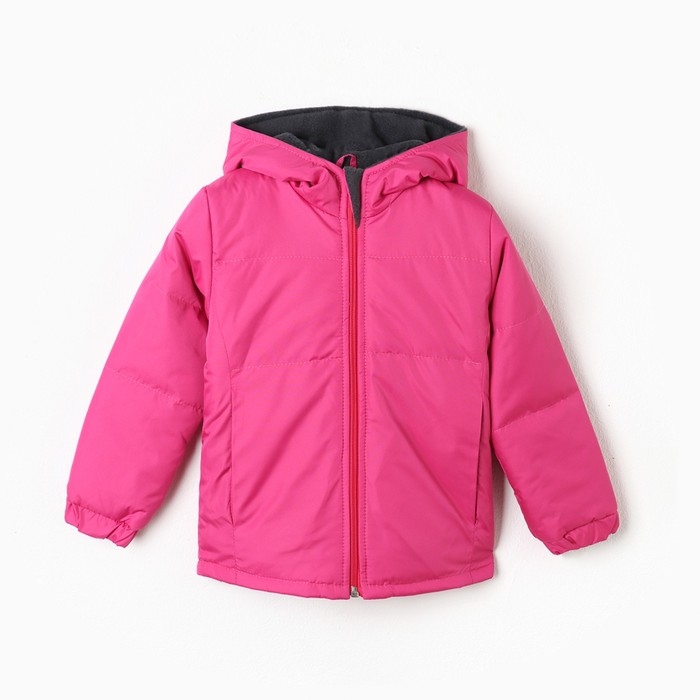 Костюм демисезонный детский, цвет малиновый, рост 80-86 см