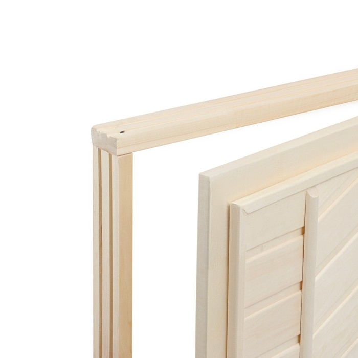 Дверь для бани и сауны, размер коробки 170х80 см, универсальная, липа