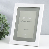 Фоторамка пластик "Bella" 15x20 см, белый Фоторамка пластик "Bella" 15x20 см, белый