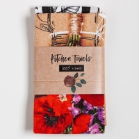 Подарочный набор кухонных полотенец &laquo;8 марта:Весенний праздник&raquo; 35х60 см - 2 шт.