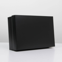 Коробка подарочная складная, упаковка, &laquo;Черная&raquo;, 30 х 20 х 9 см