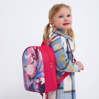 Рюкзак детский для девочки текстильный «Аниме девочка»,28х24,5х8 см Рюкзак детский для девочки текстильный «Аниме девочка»,28х24,5х8 см